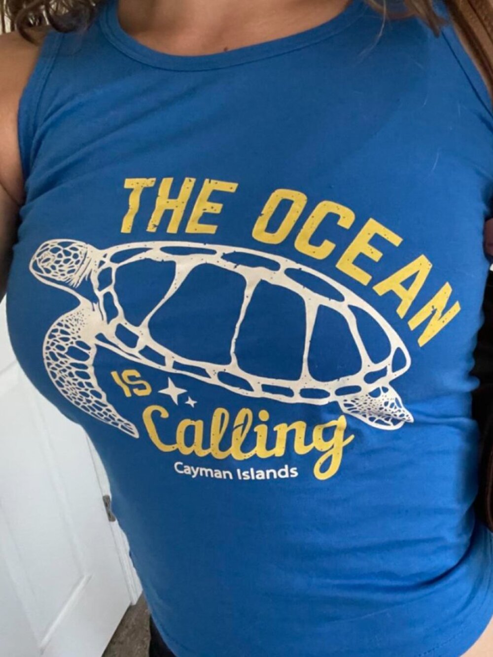 Cute Y2K Baby Blue Graphic Tank!